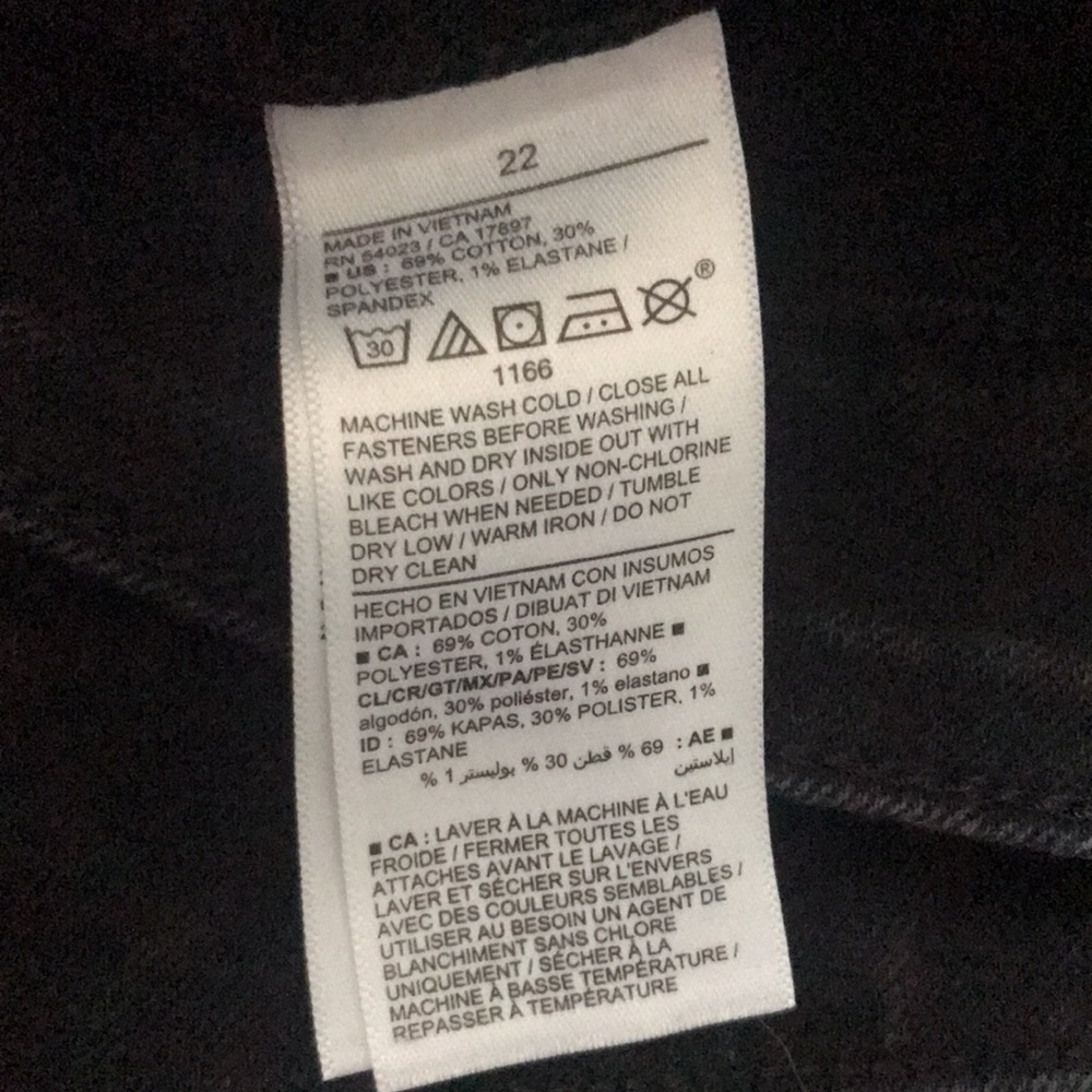 Old Navy High Rise Straight Leg Jeans - 22 - Picture 5 of 5